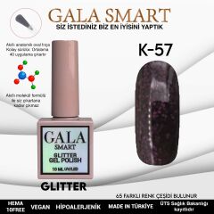 K57 Gala Smart Glitter Kalıcı Oje 10 ml