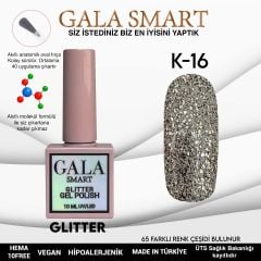 K16 Gala Smart Glitter Kalıcı Oje 10 ml