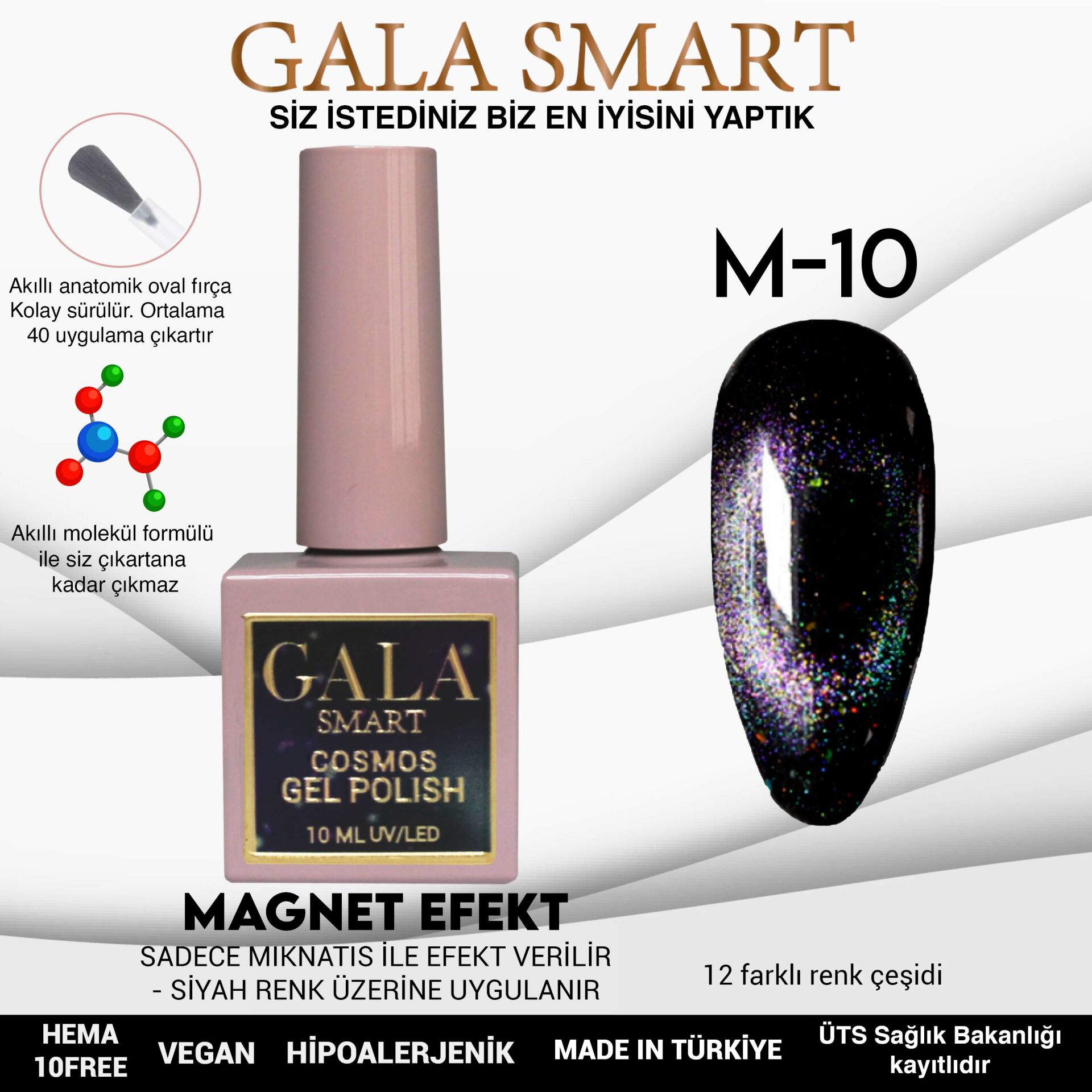 M10 Gala Smart Cosmos Kedi Gözü 10 ml