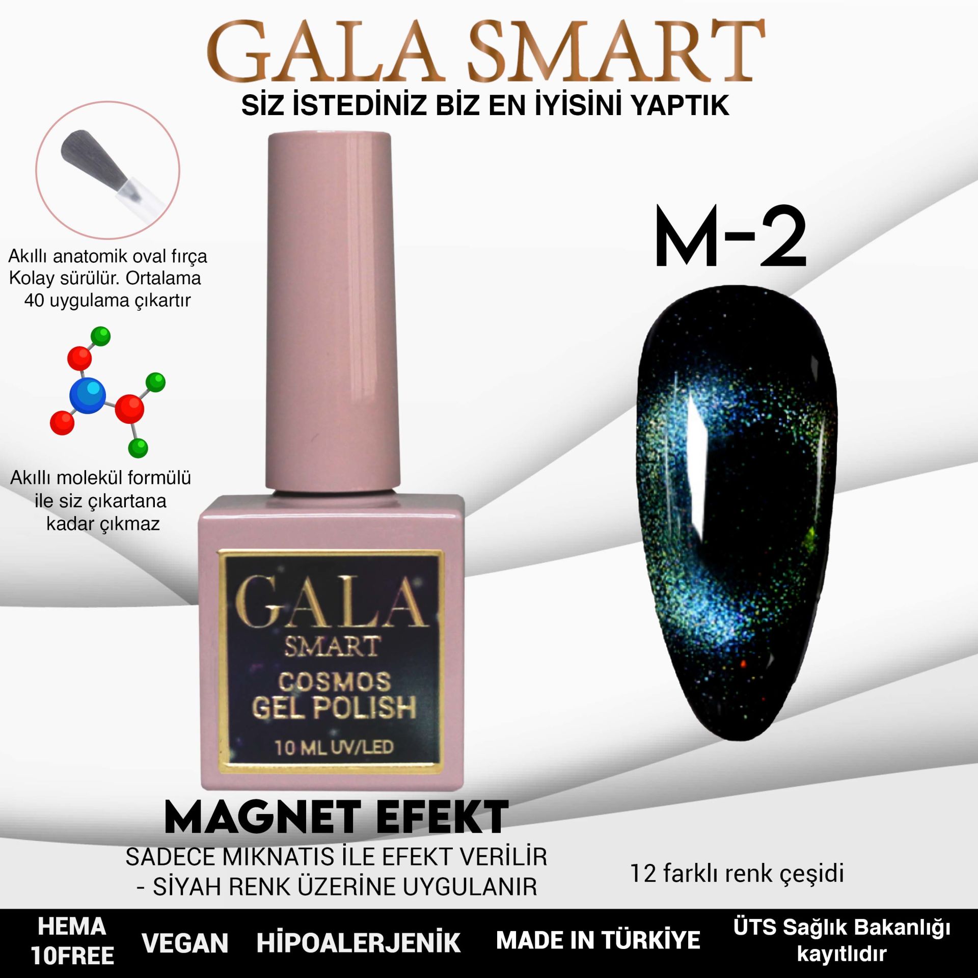 M2 Gala Smart Cosmos Kedi Gözü 10 ml