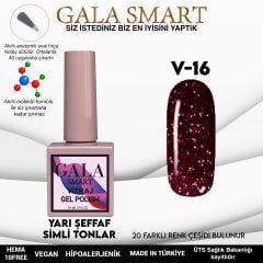V16 Vitraj Kalıcı Oje 10 ml Gala Smart