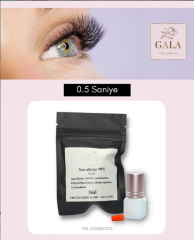 Non Allargy Alerji Yapmayan İpek Kirpik Yapıştırıcı 0.5 Saniye 5 ml Gala