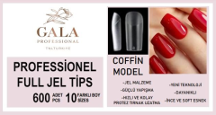 Tnl Professional Tnl Exxtra Gala Full Jel Tips 600 Lü Paket - Coffin Model 10 Farklı BoyTNLEXXTRAJELTIPS