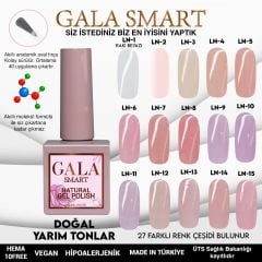 LN-7 NATURAL KALICI OJE GEL POLİSH 10 ML GALA SMART