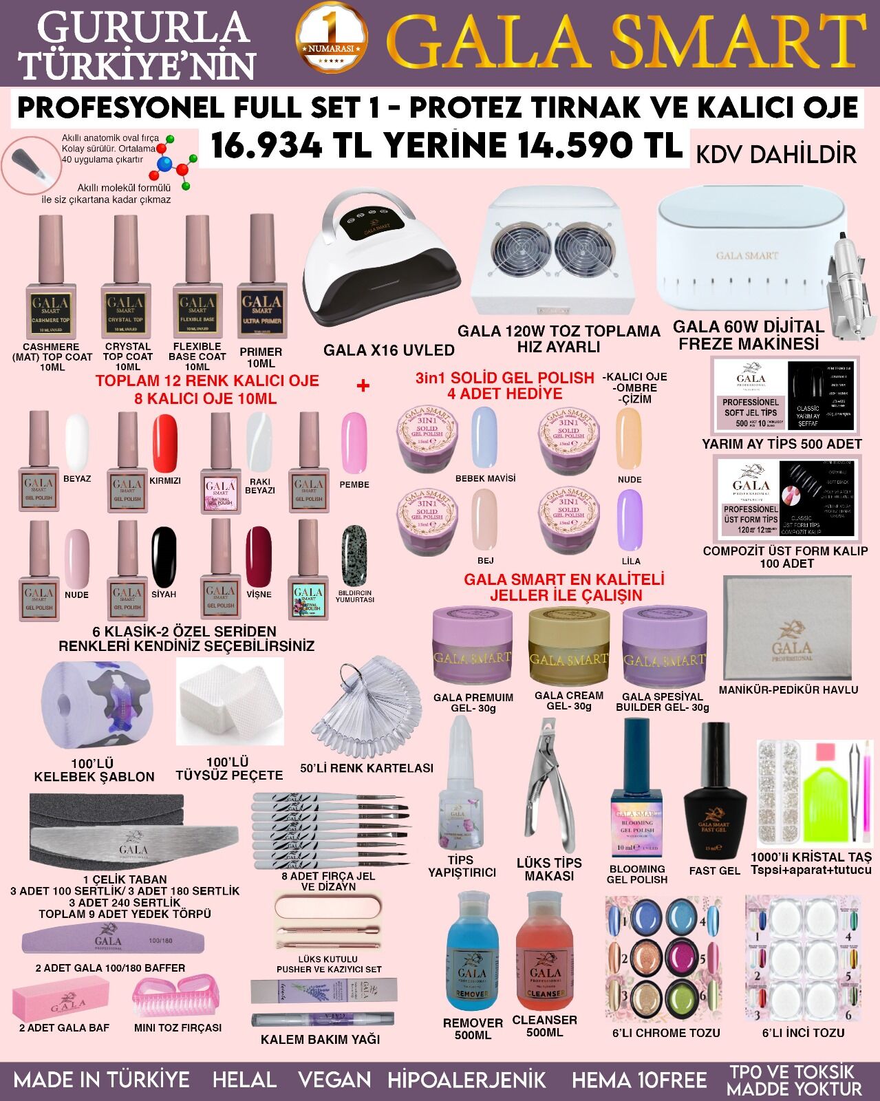 GALA SMART PROFESYONEL  FULL SET  1