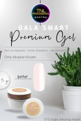 Gala Smart Protez Tırnak Jeli Şeffaf Orta Akışkan Kıvam 15 Gr Jel Tırnak Güçlendirme